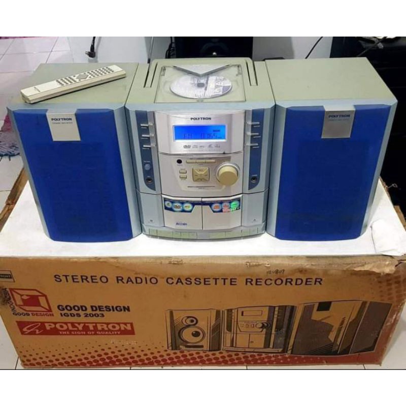 Tape compo Polytron dynamic bass boost 1000 watt