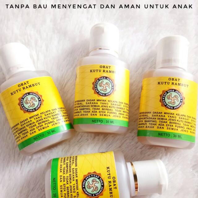 obat kutu rambut alami