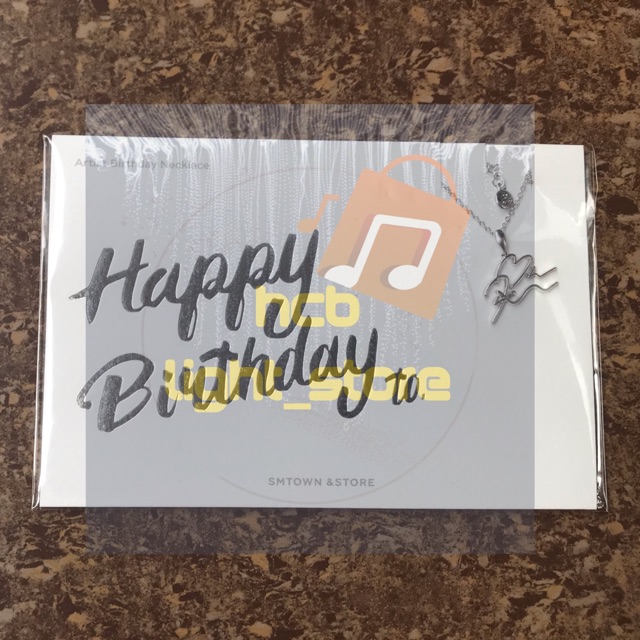 SM OFFICIAL EXO Birthday Necklace - BAEKHYUN