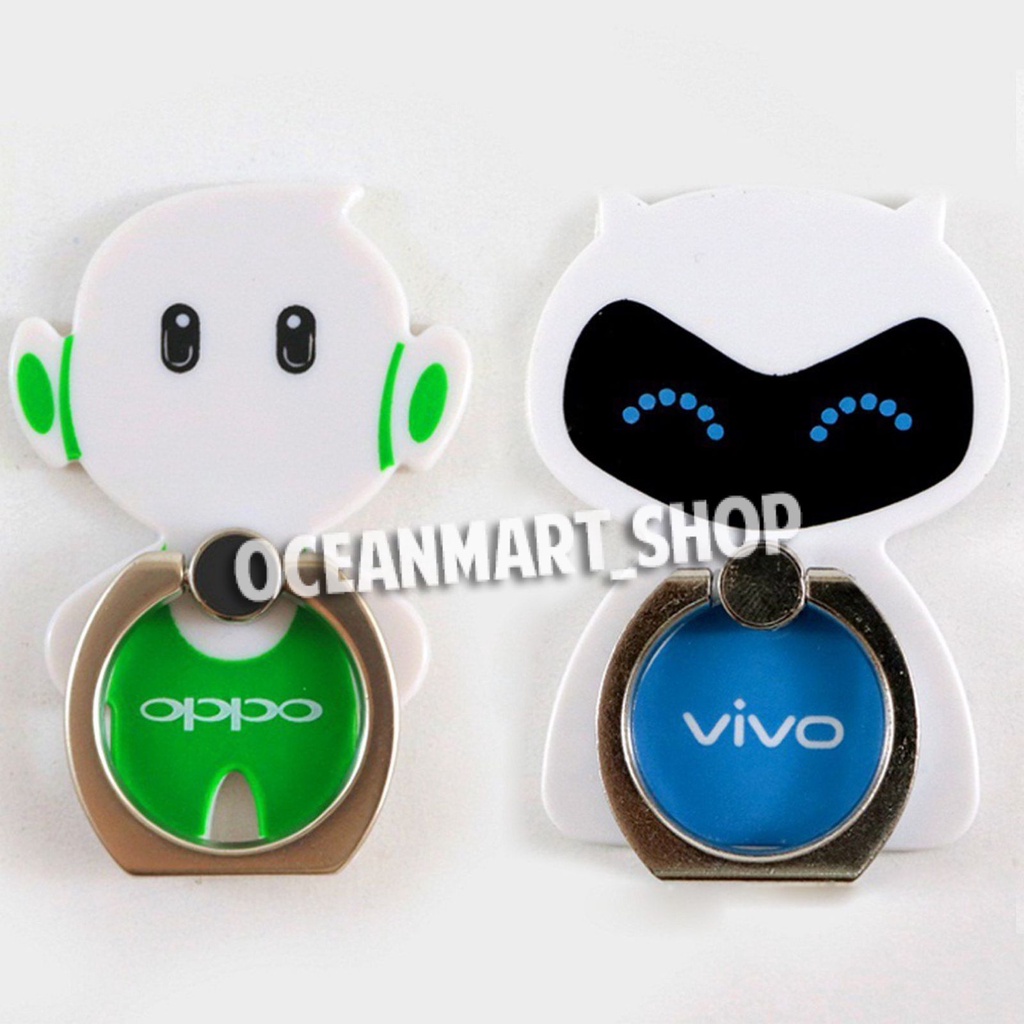 Iring Ring Holder Handphone Stand Holder Maskot Vivo Oppo OCEANMART Aksesoris HP OCEAN MART Murah