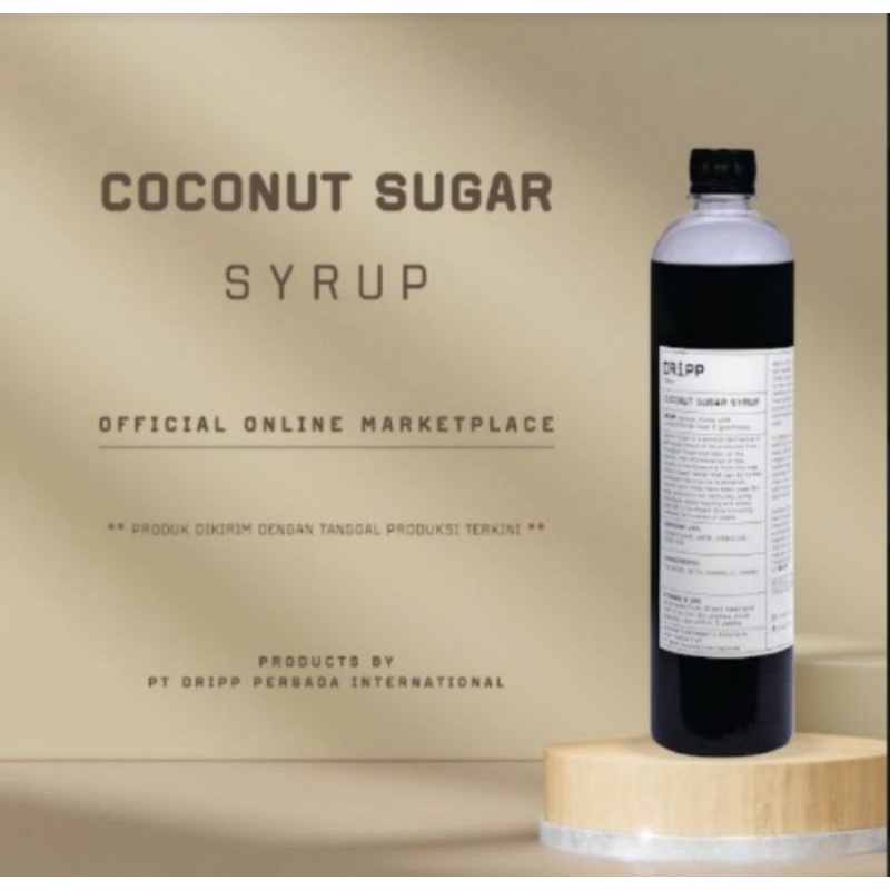 

Dripp syrup minuman sirup coconut sugar 760ml