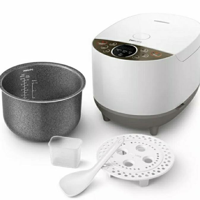 Magic Com Philips Digital Rice Cooker Hd 4515 / Hd4515 1.8L - Putih - Promo 