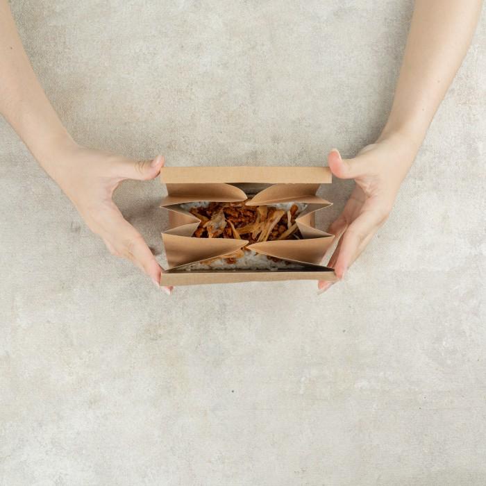 Beli 100 Dapat 125 Box Nasi Bungkus Nasi Kertas Size M Kraft Laminasi