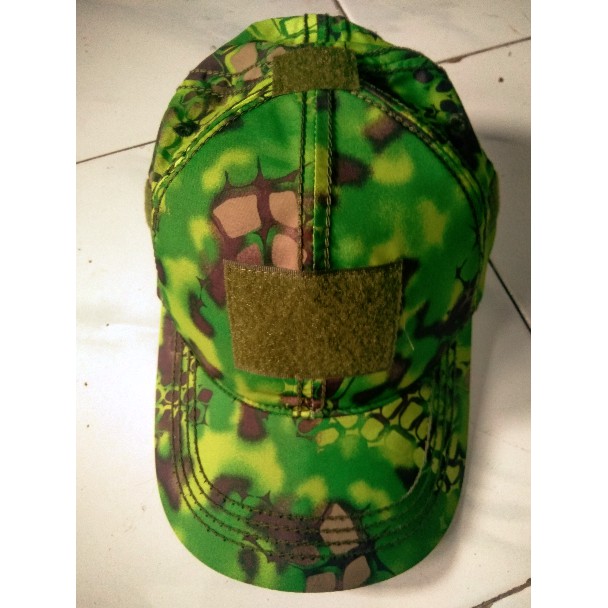 TOPI CAMO PERBAKIN KRYPTEK - TOPI VELCRO CAMO PERBAKIN KRYPTEK