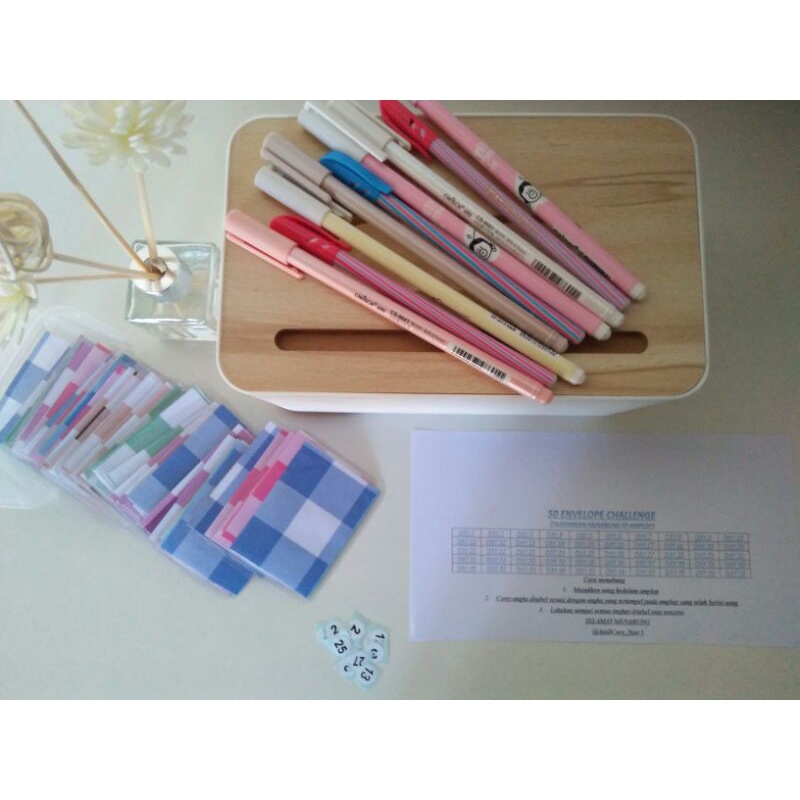 

(Amplop laminating) Tantangan Menabung 50 Amplop Envelope Challenge Saving Challenge