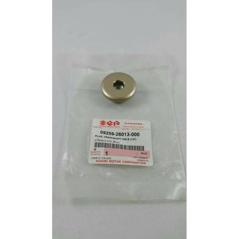 Tutup magnet Satria FU150 dan Raider 125 cranshaft hole plug ori100%