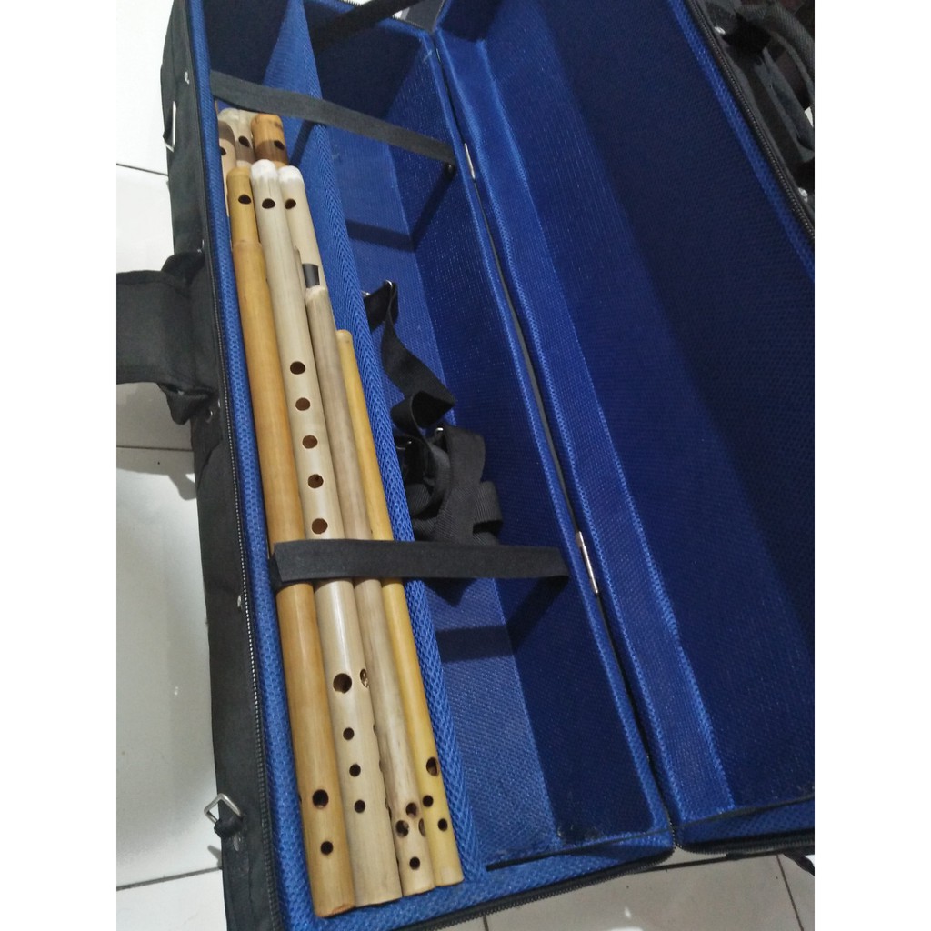 Tas suling bambu-Sarung suling-tas sulim batak-Tas alat musik Tradisional-Hardcase Sulim bambu batak