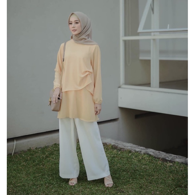 PRELOVED❗️SALMA TOP MUDA OFFICIAL SIZE S / preloved muda official