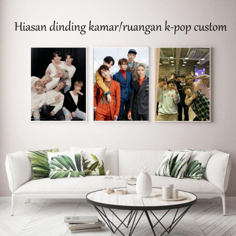 K-POP HIASAN DINDING MDF KAMAR/RUANGAN K-POP/CUSTOM