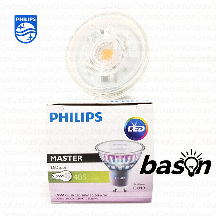 PHILIPS MASTER LED Spot ExpertColor 5.5W GU10 CRI97 Dimmable