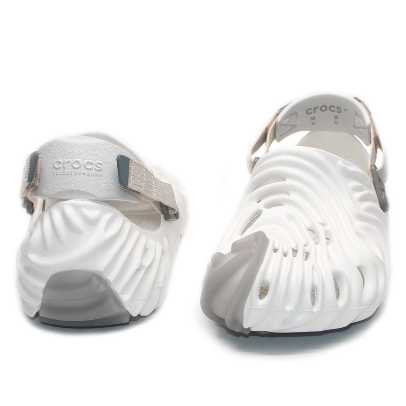 Crocs Pollex / Sandal Unik / Sandal Keren / Sandal Fashion / Sandal Pria dan Wanita / Crocs Unisex - White