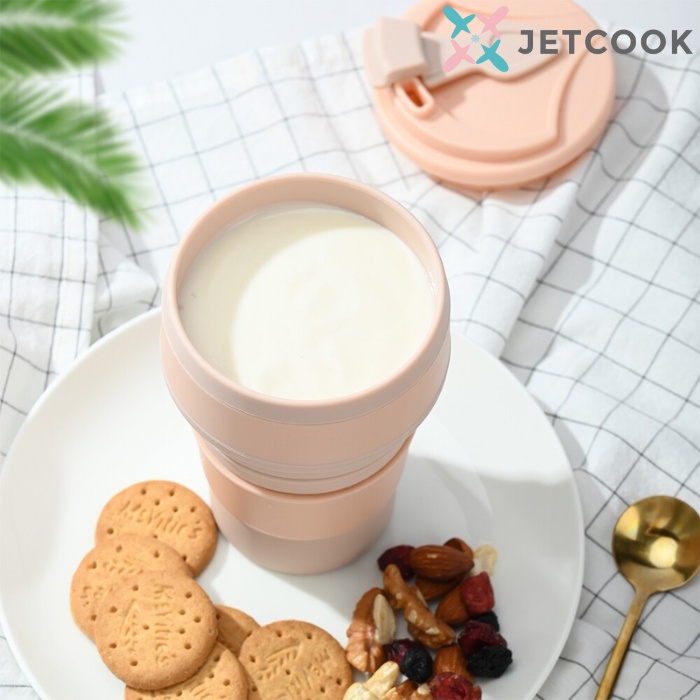 JetCook Collapsible Cup / Foldable Cup 500ml - Gelas Lipat Silicone Portable Tahan Panas