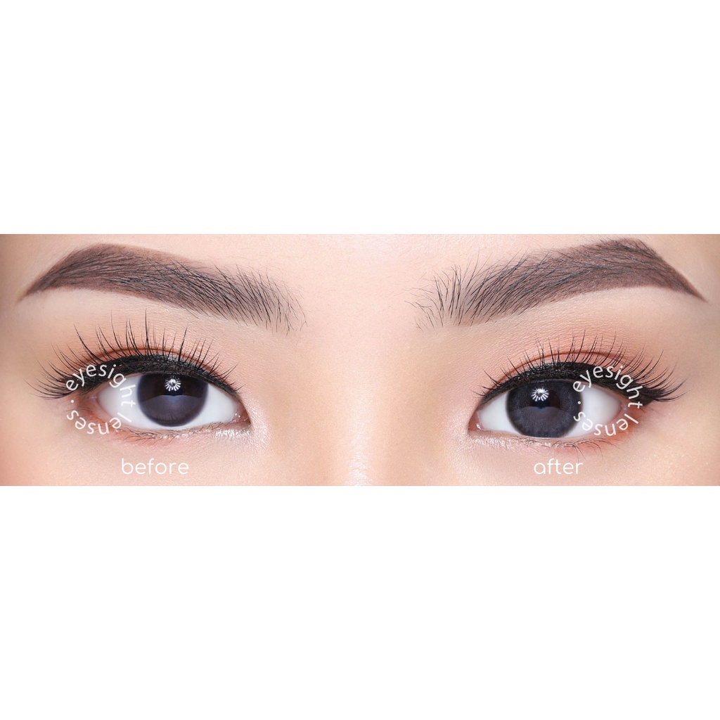 EYESIGHT LENSES Softlens Kitty Kawaii Mini Kelly Gray (2pcs/sepasang)