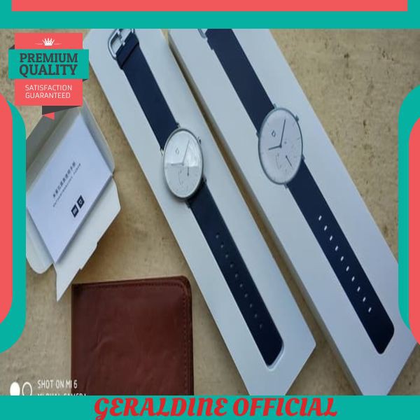 TERBAIK Jam Tangan Xiaomi Mi Mijia Quartz Smartwatch Classic - Putih
