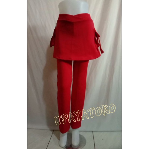 upayatoko/celana senam rok kantong wanita/ cbr rok kantong kargo item navy/clana olahraga-7