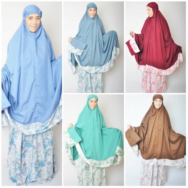 Qatifa mukena katun rayon cindai