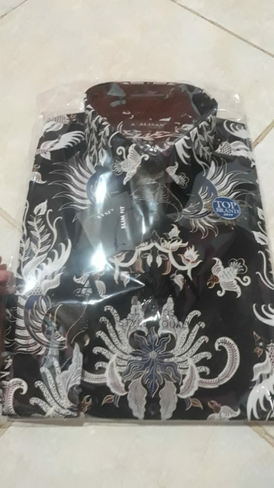 Kemeja Alisan Slimfit Top Brand/batik Kemeja Lengan Panjanf Slimfit Tradisional Warisan Budaya