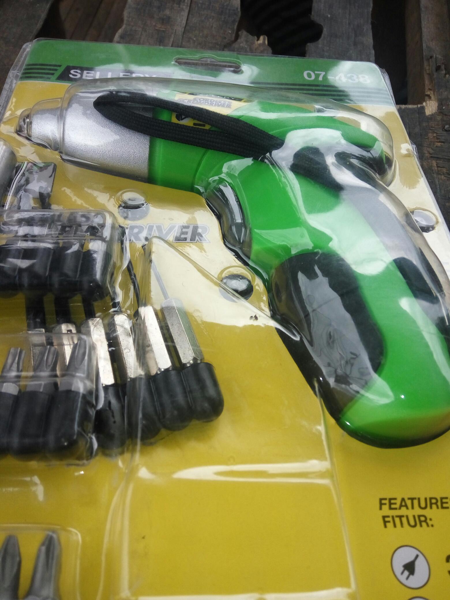 Bor Charger Tanpa Kabel / Cordless Screwdriver Sellery