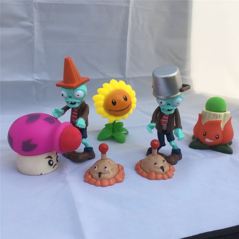 【COD】Mainan Anak Plant vs Zombie Tembak Plants Zombies-7