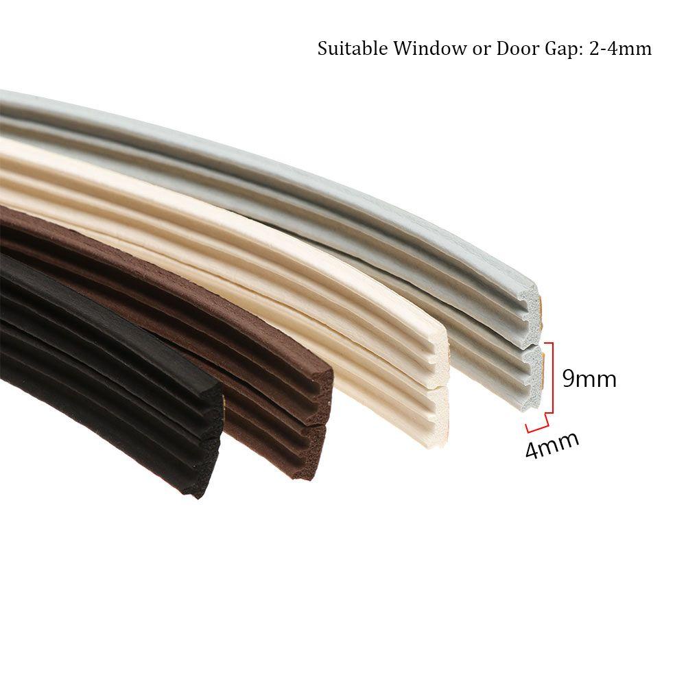 Wonder5/10m Seal Strip Perekat Diri Anti Tabrak Rubber Serut Excluder