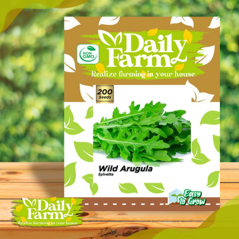 Benih Bibit Arugula Sylvetta - Daily Farm