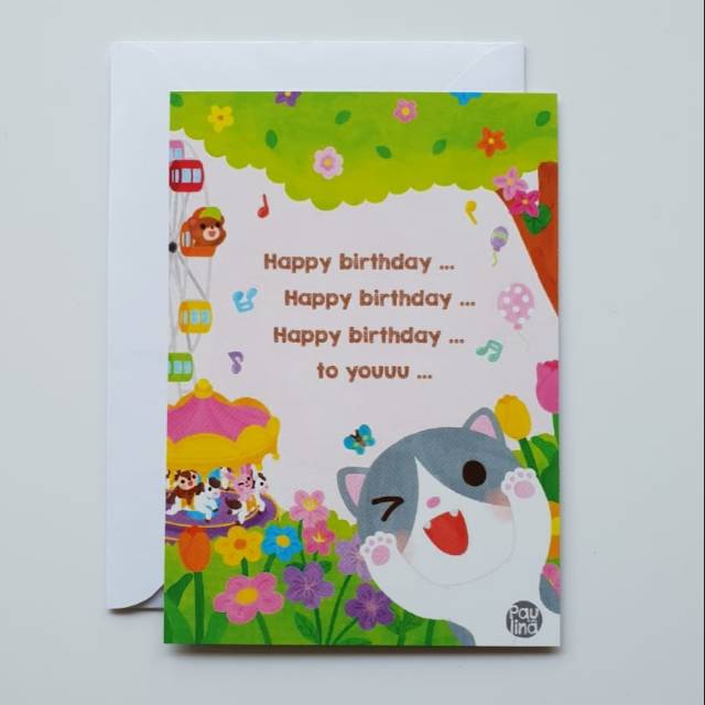 

Kartu ucapan ulang tahun / birthday card + amplop