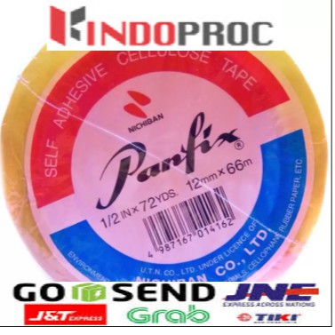 

Cellotape PANFIX 1/2" x 72 yard Murah