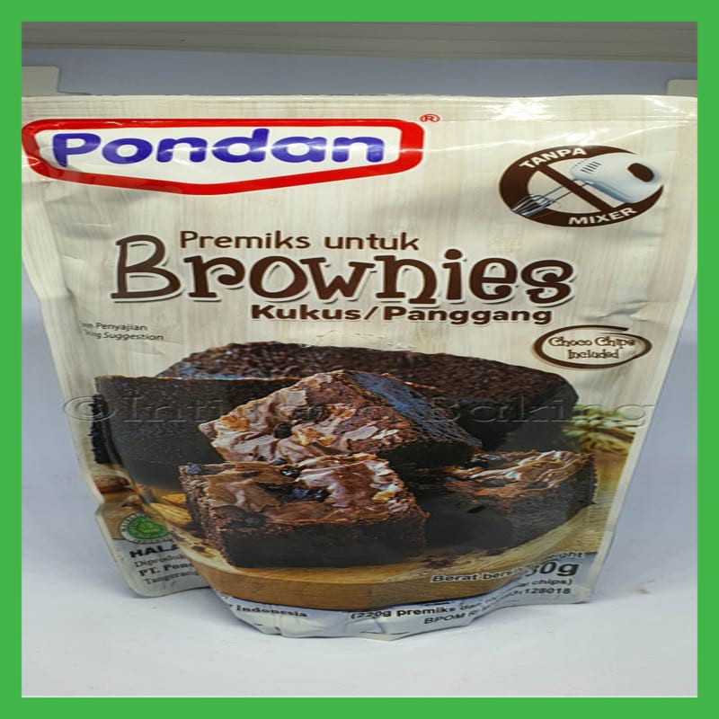 

NEW PREMIX PREMIKS BROWNIES KUKUS / PANGGAN COKELAT PONDAN
