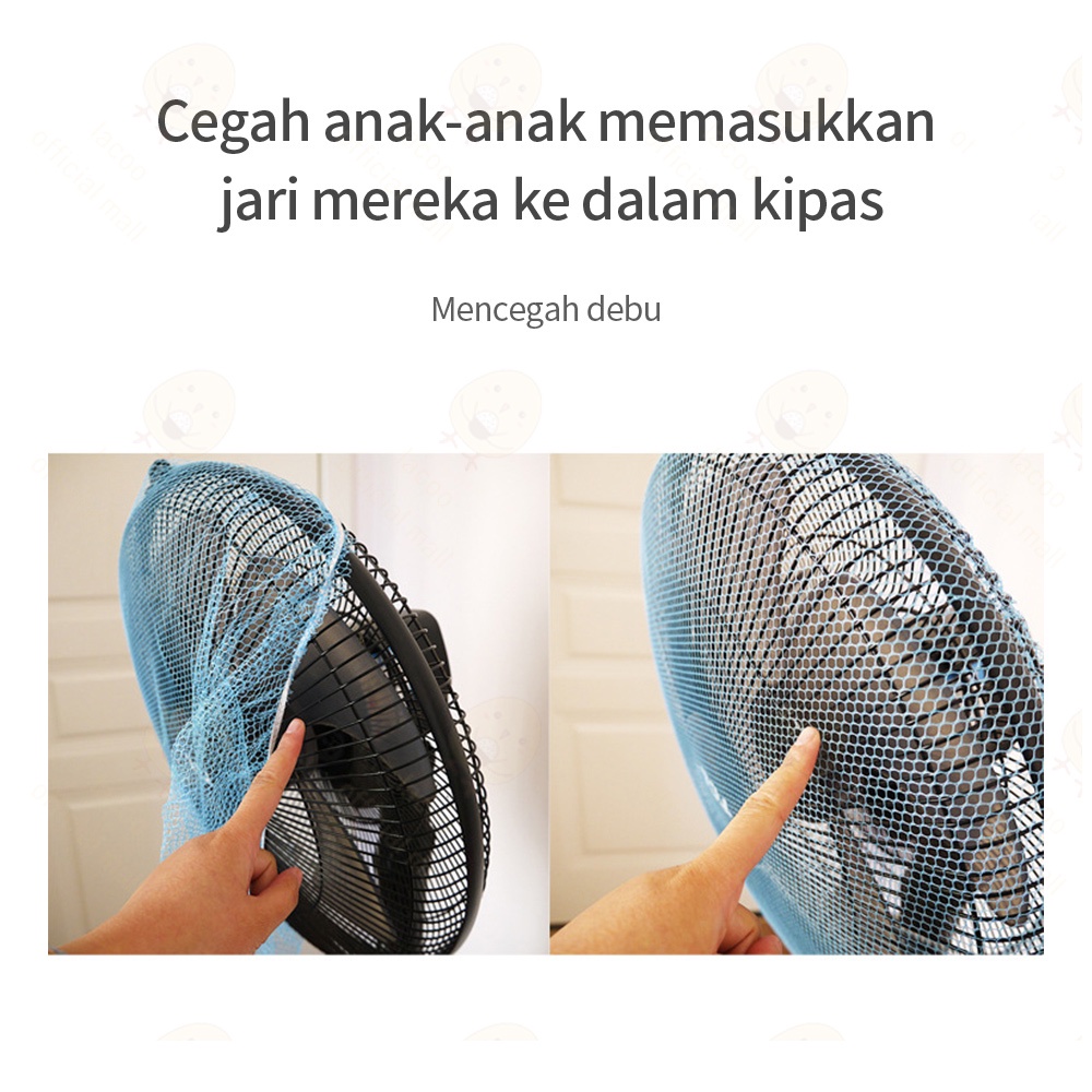 Lacoo Sarung penutup kipas angin anak untuk pelindung jari Fan Cover For Baby Safety