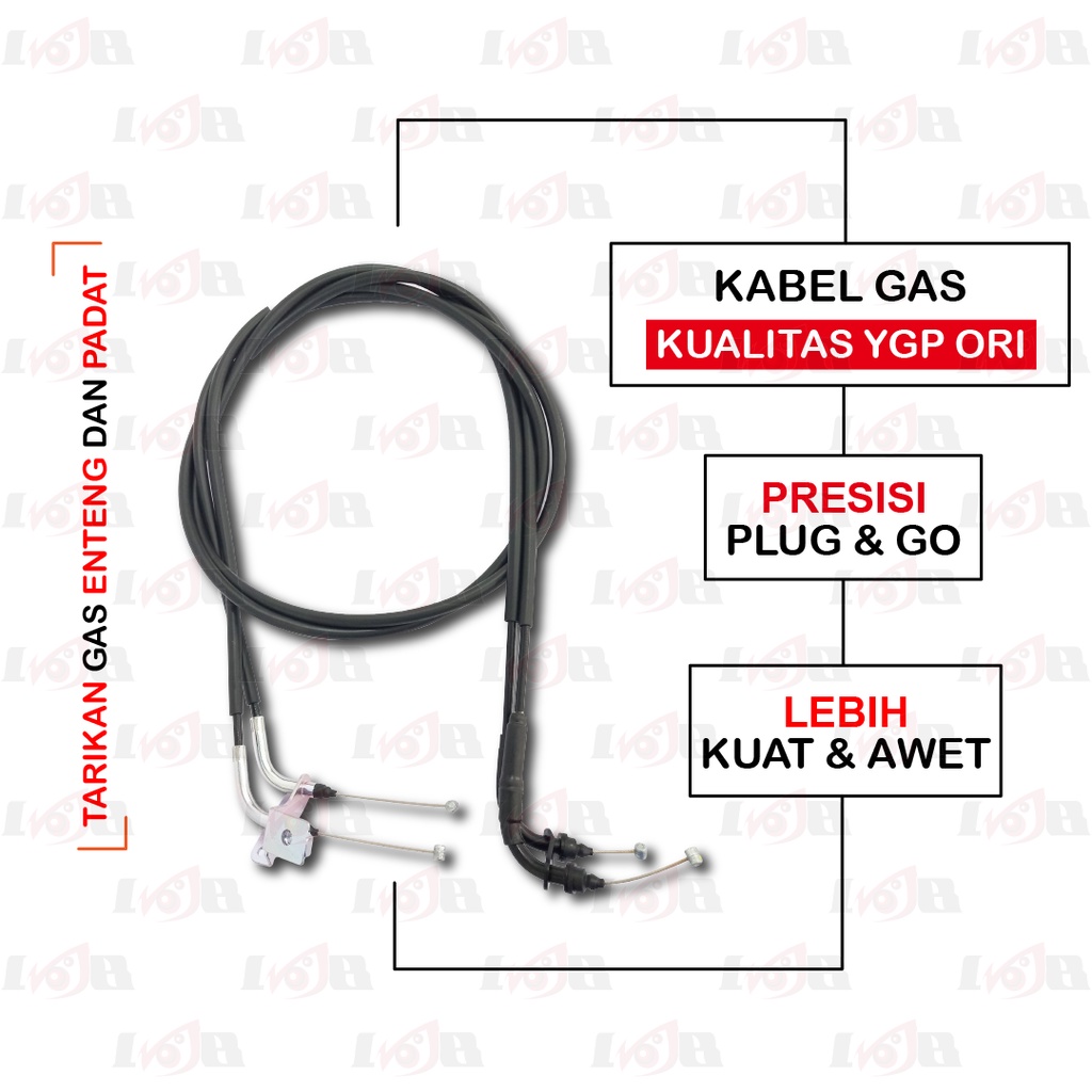 Original Kabel Gas Mio J GT SOUL GT 115 X-Ride Kode 54P Yamaha Cable Throttle