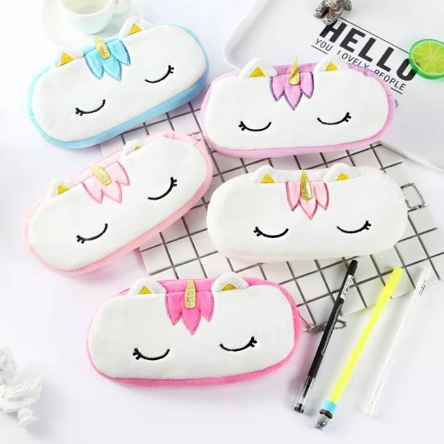 

Tempat pensil motif Unicorn Plush pen bag