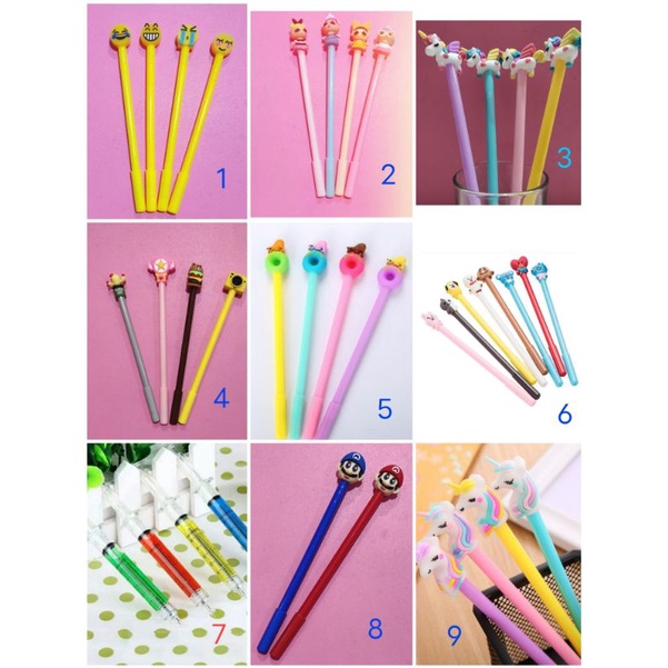 

Pulpen karakter lucu, unik, murah