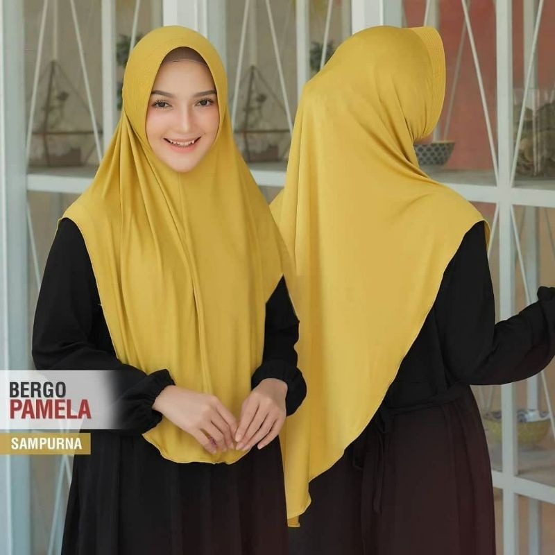 BERGO PAMELA PINGUIN JERSY HIJAB SPORT HIJAB OLAHRAGA BERGO SPORT PET ANTEM / Jilbab Bergo Pamela Je