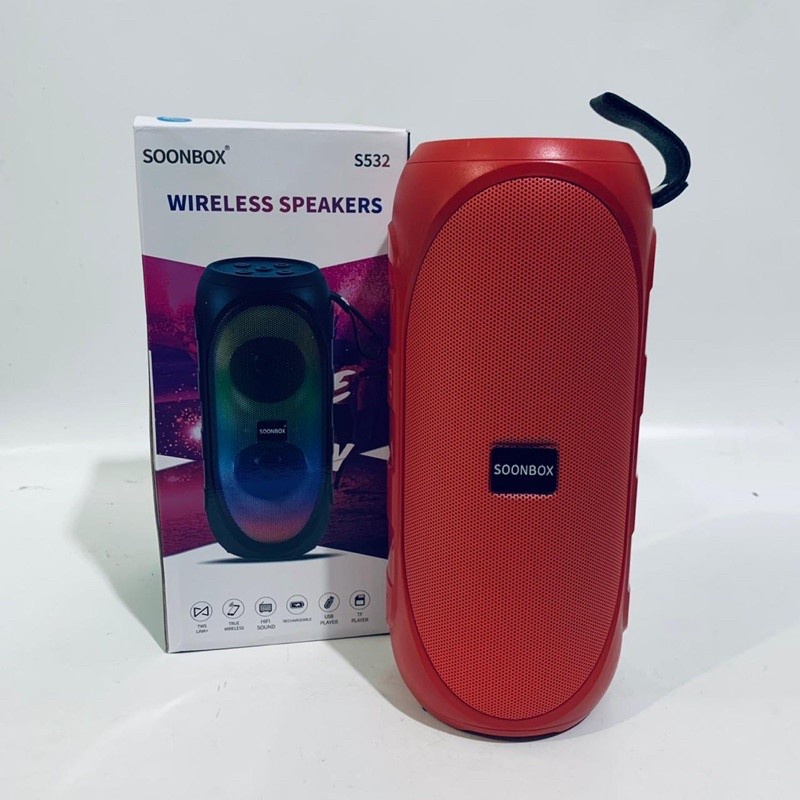 Speaker Bluetooth Soonbox S532 RGB High Quality Suara Jernih WIRELESS SPEAKER PORTABLE SPEAKER MUSIC BOX BLUETOOTH