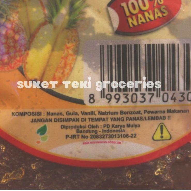 

[PROMO WHB48] Isian Nastar / Selai Nanas Nastar Donny California 500gr READY Gosend Terlaris