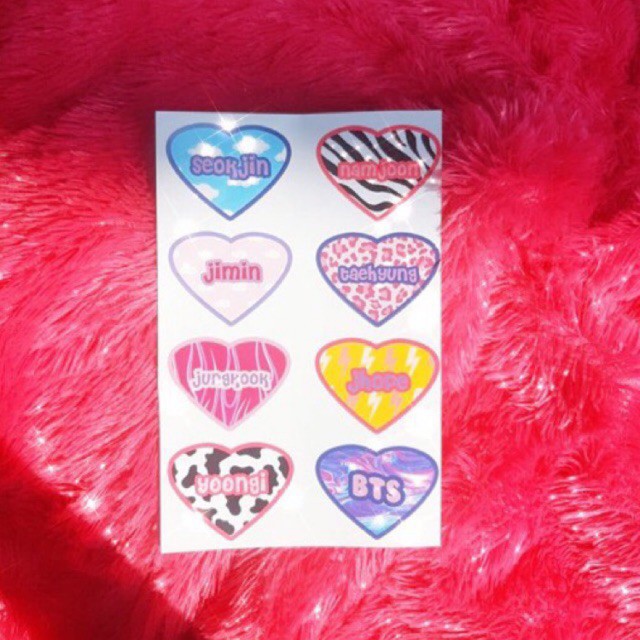 

stiker bts by.mikrokaymos stickers fullset