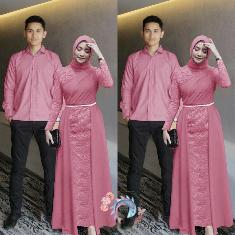 CP LAKSHANA / LOVISA COUPLE PASANGAN, GAMIS MUSLIM, JERSEY, VELVET