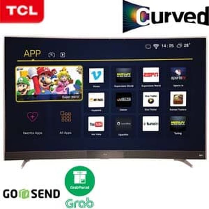 TCL 49P32 CURVED SMART FULL HD LED TV 49 INCH Garansi Resmi