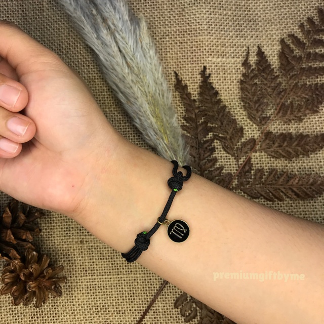 GELANG ZODIAK Premium Gift Horoskop Rasi Bintang Unik Kekinian Simple Couple Horoscope Aestetik Murah Lucu Bagus Tangan Tali Simpel Viral Kado Serut Modis