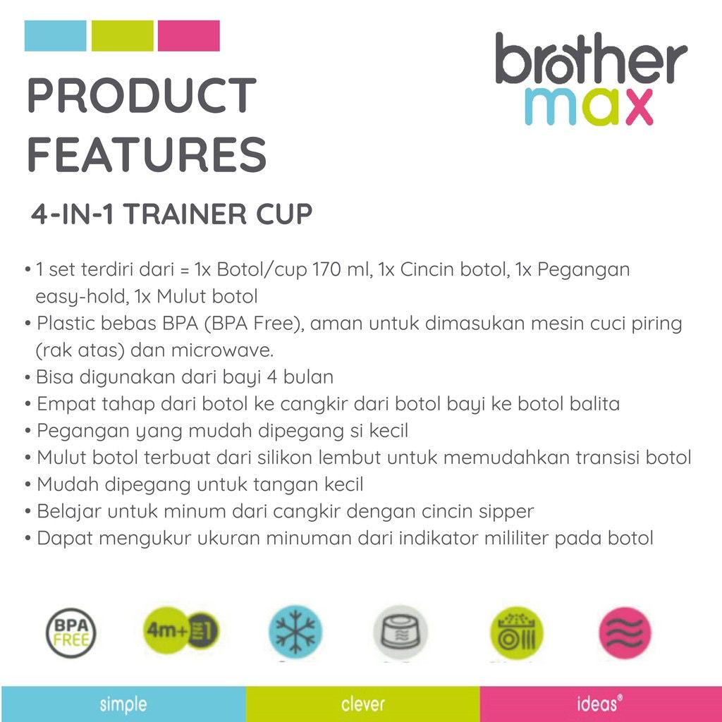 BROTHERMAX 4IN1 TRAINER CUP