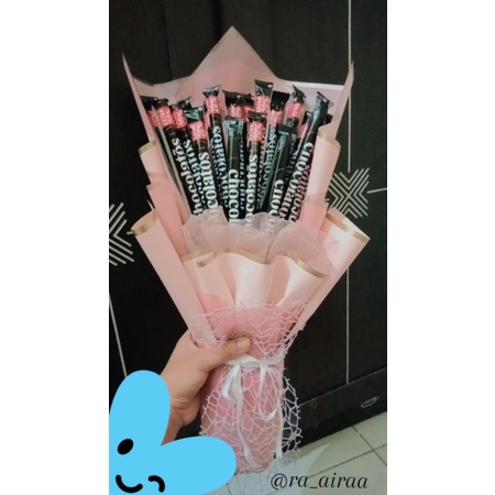 buket jajanan, chocolatos hitam 1 pak
