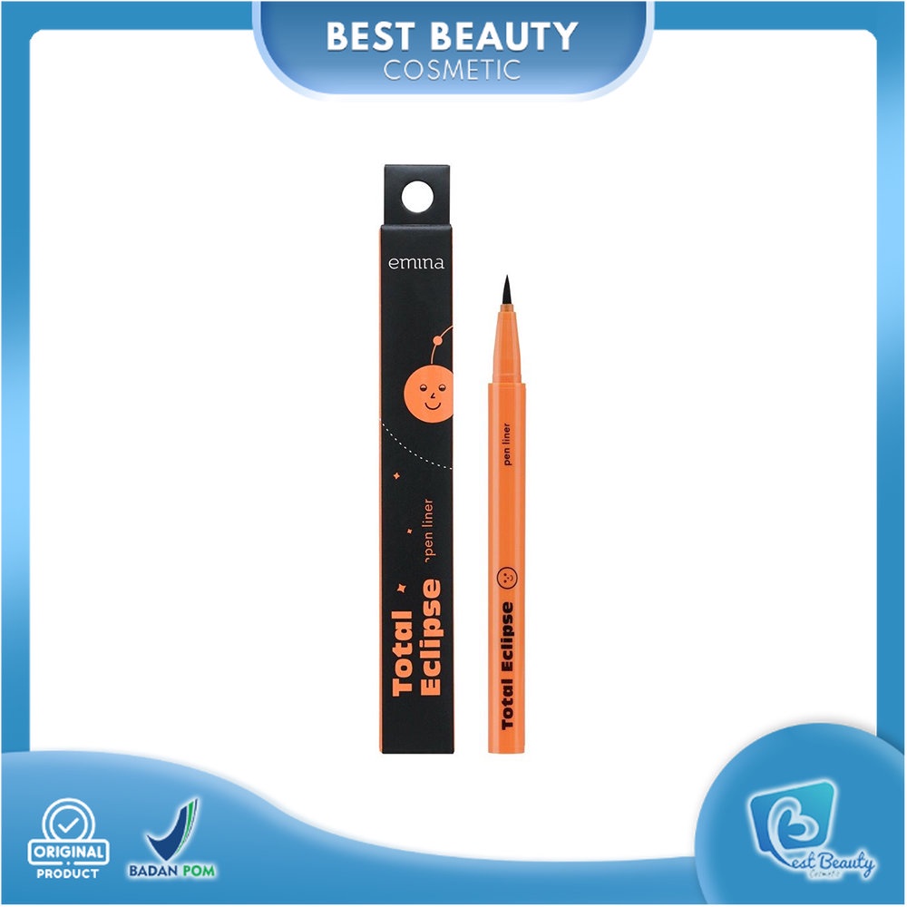 ★ BB ★  Emina Total Eclipse Pen Liner 1ml - Eyeliner - Eye Liner