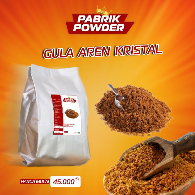 Brown Sugar Bubuk | Gula Aren Kristal Semut 250 g