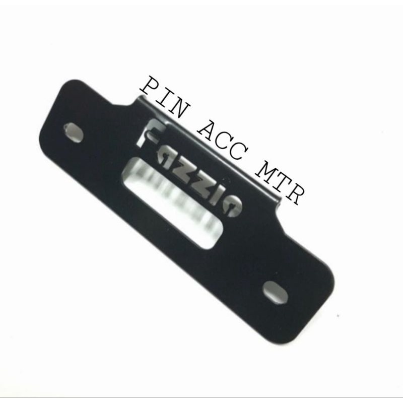 Breket dudukan plat no Kumis depan FAZZIO Yamaha logo Laser FAZZIO PNP