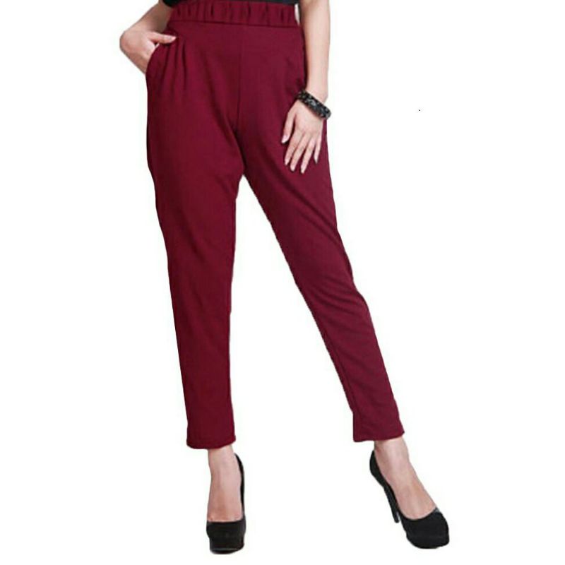 Jien pants wanita / celana luna Polos panjang / celana streacht secuba