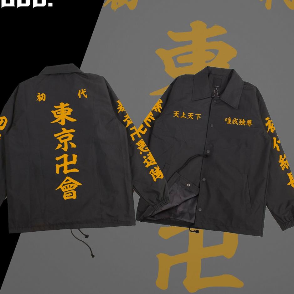 Masih_promo|⭐ Jaket Coach Anime Tokyo Revengers/ Jacket Tokyo Manji Size M L XL XXL⭐makasi