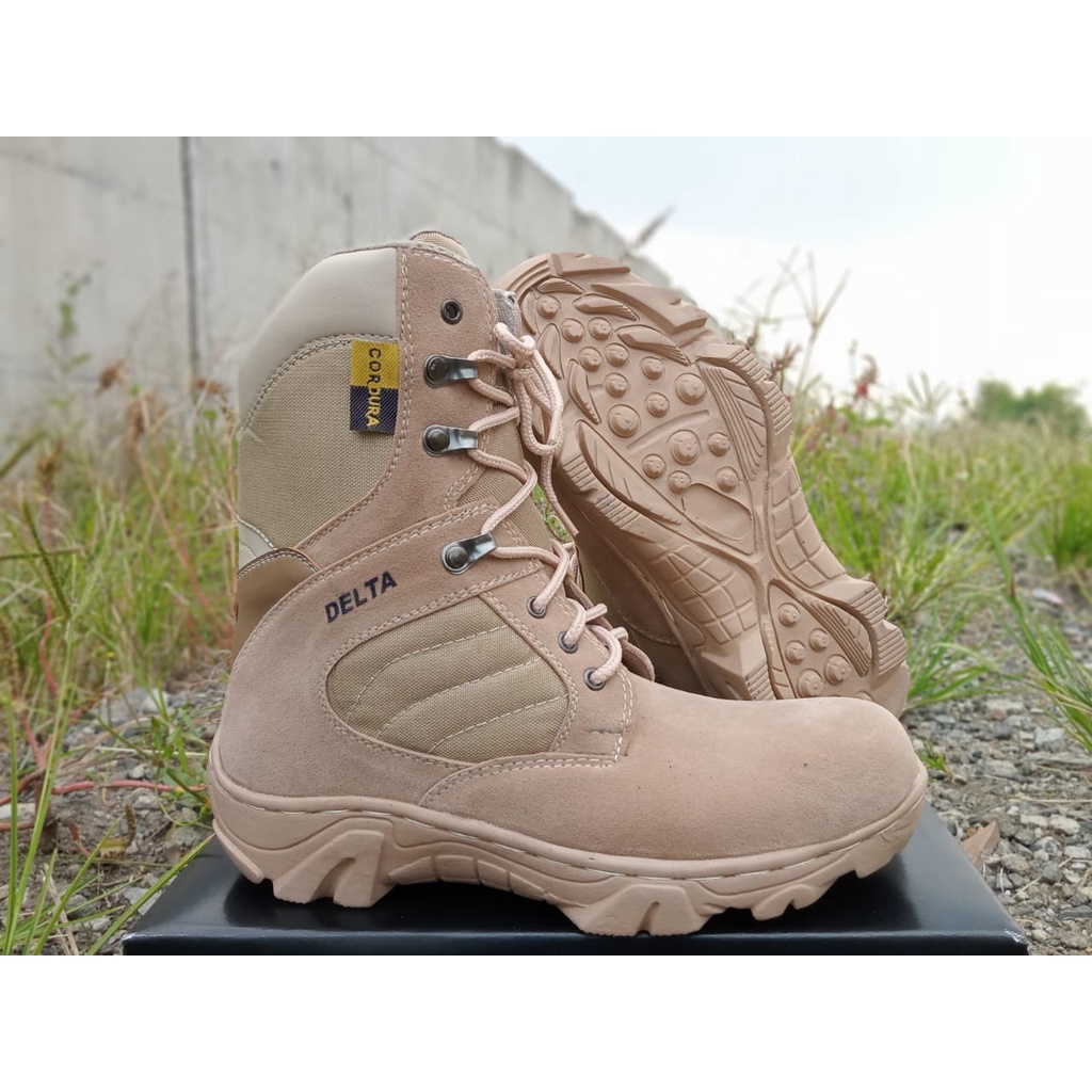 sepatu safety boats pdl  kerjalapangan 8inci anti selip