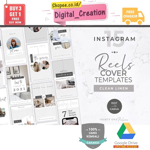 Template Premium Canva Instagram Post Carousel