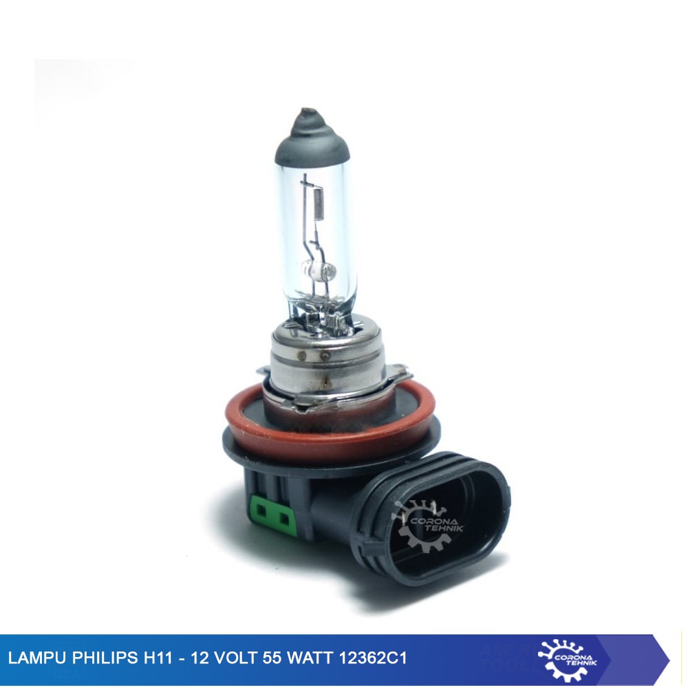 Philips  Lampu H11 - 12 Volt 55 Watt 12362C1