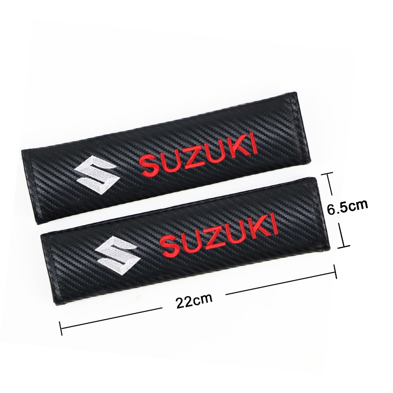 2pcs Case Cover Sabuk Pengaman Mobil Bahan Carbon Fiber Untuk Wuling Confero Cortez Almaz Confero s